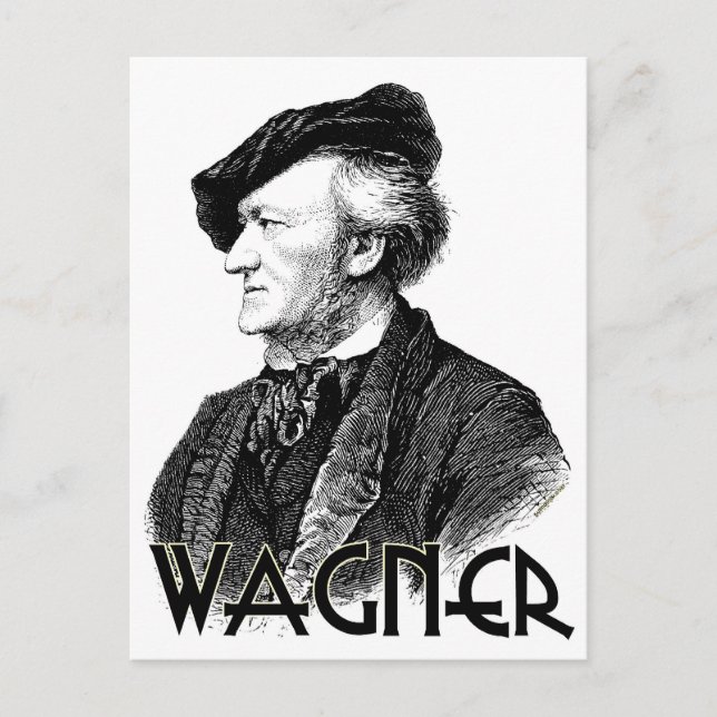 Postal Wilhelm Richard Wagner (Anverso)