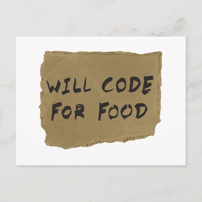Postal Will Code For Food (Anverso)