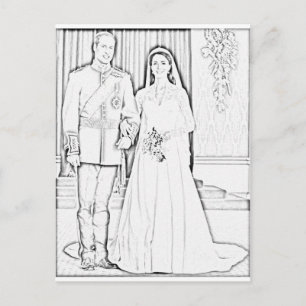 Postal Will y Kate boda