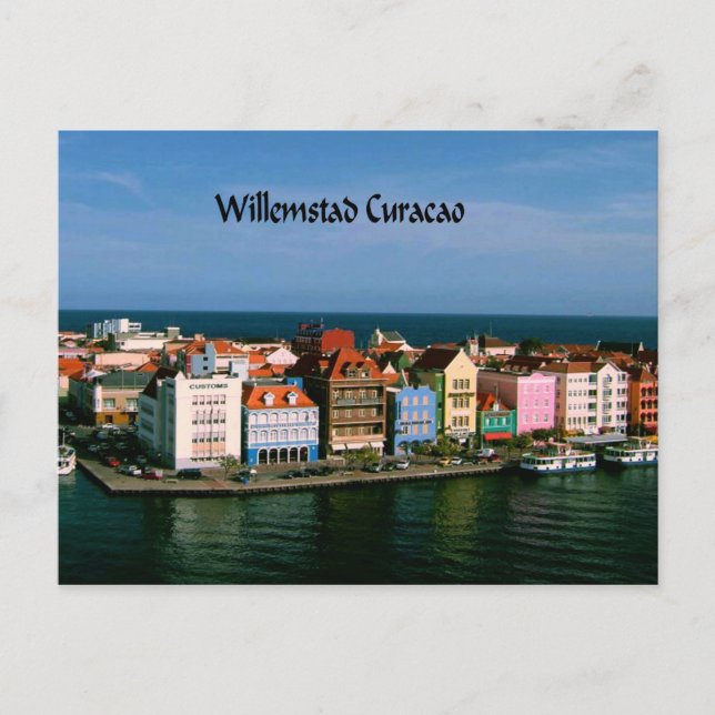 Postal Willemstad Curacao (Anverso)