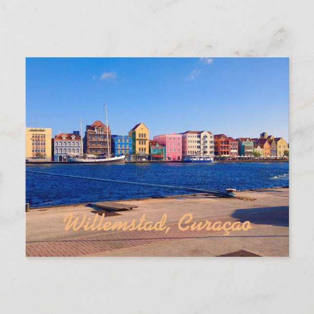 Postal Willemstad, Curaçao (Anverso)