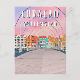Postal Willemstad : la beauté colorée de Curaçao