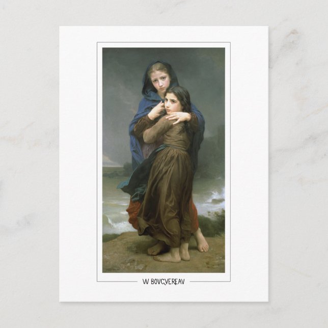 Postal William-Adolphe Bouguereau #103 - Bella Artes (Anverso)