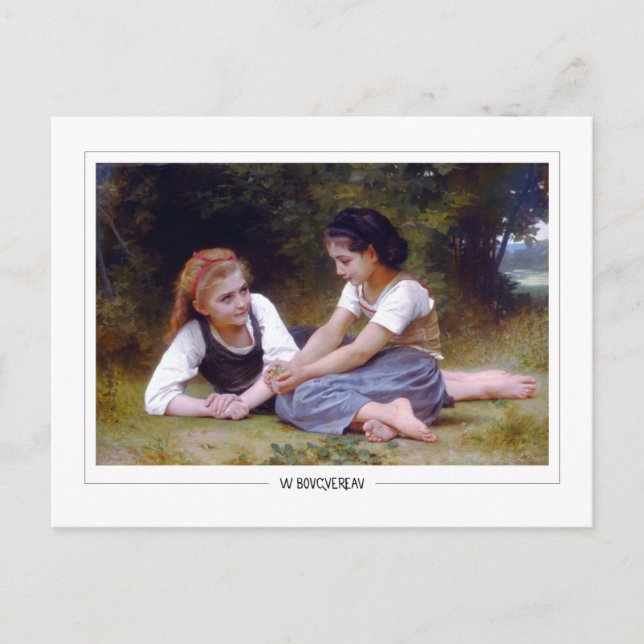 Postal William-Adolphe Bouguereau #157 - Bella Artes (Anverso)
