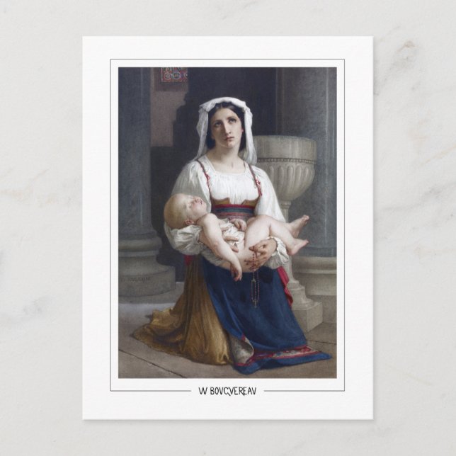 Postal William-Adolphe Bouguereau #172 - Bella Artes (Anverso)