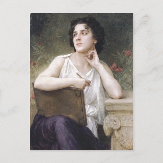 Postal William-Adolphe Bouguereau (1825-1905) - Inspirati (Anverso)