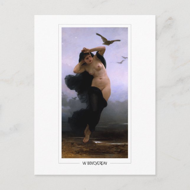 Postal William-Adolphe Bouguereau #184 - Bella Artes (Anverso)