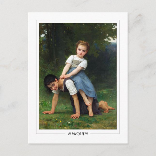 Postal William-Adolphe Bouguereau #192 - Bella Artes (Anverso)