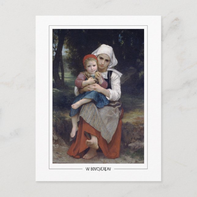 Postal William-Adolphe Bouguereau #209 - Arte fino (Anverso)