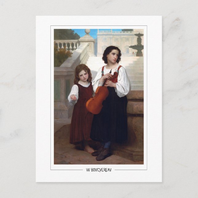 Postal William-Adolphe Bouguereau #223 - Bella Artes (Anverso)
