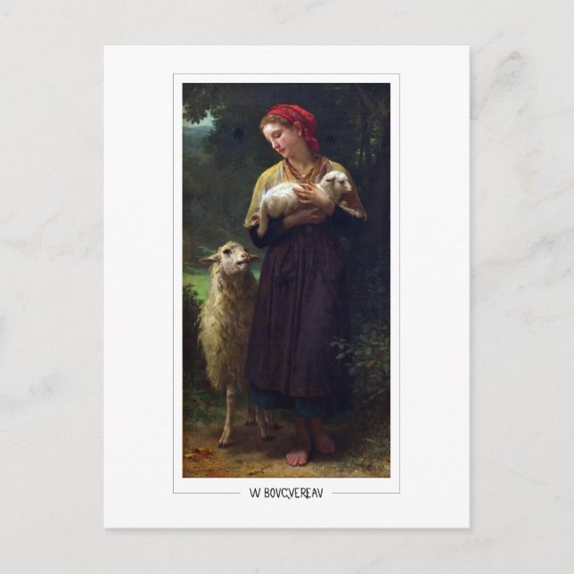 Postal William-Adolphe Bouguereau #23 - Arte fino (Anverso)