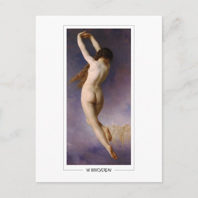 Postal William-Adolphe Bouguereau #242 - Bella Artes (Anverso)