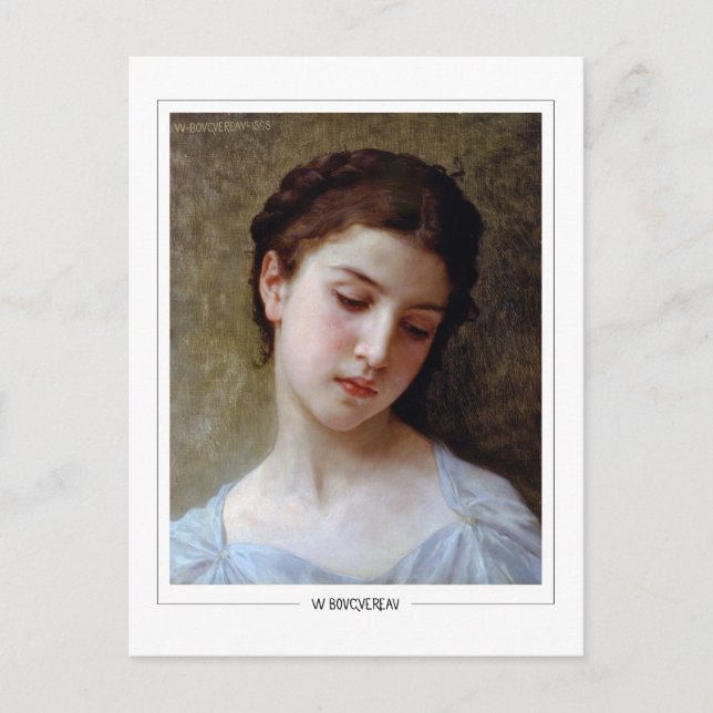 Postal William-Adolphe Bouguereau #24 - Arte Refinado (Anverso)