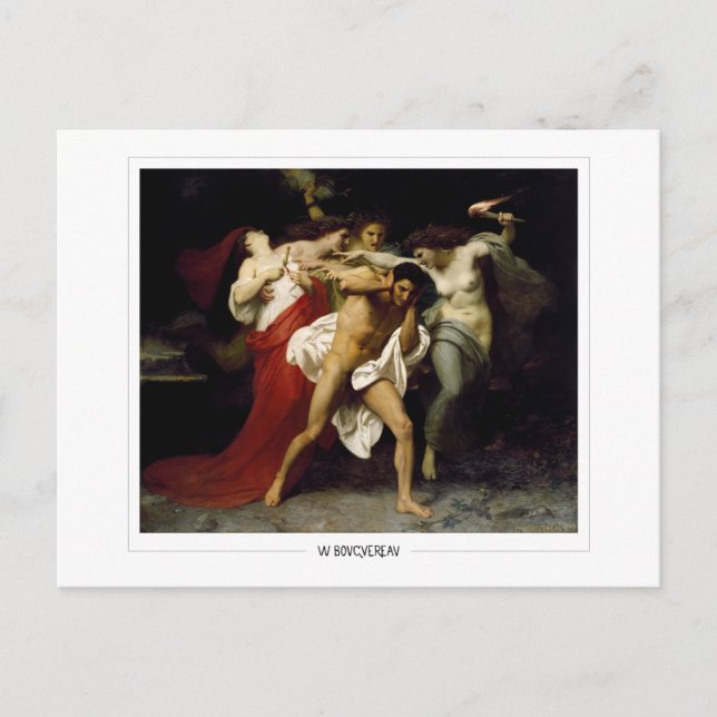 Postal William-Adolphe Bouguereau #26 - Bella Artes (Anverso)
