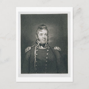 Postal William Bainbridge (1774-1833), grabado por George