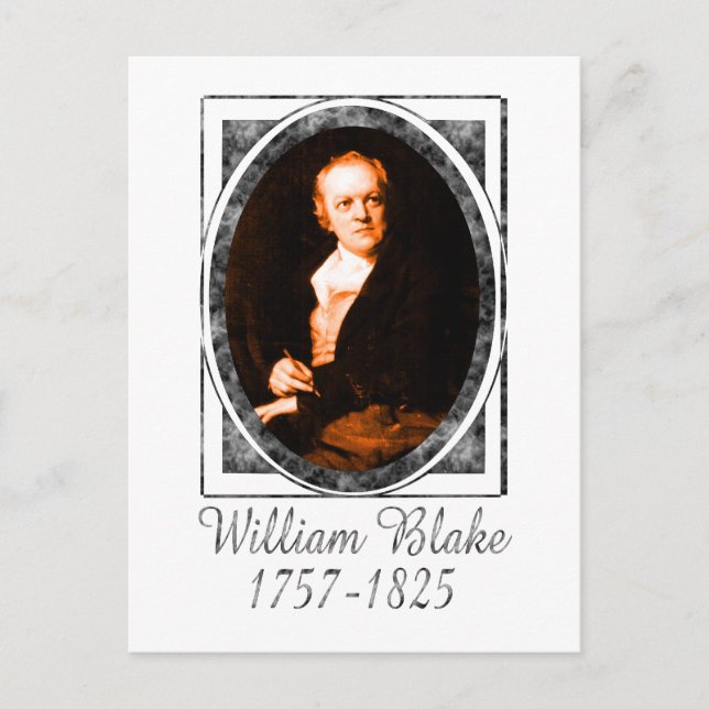 Postal William Blake (Anverso)