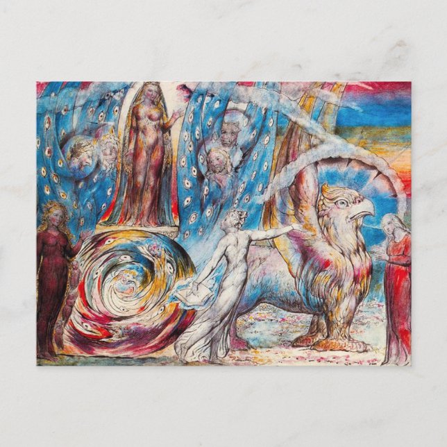 Postal William Blake Beatrice Postcard (Anverso)