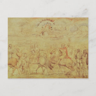 Postal William Blake   La Faerie Queene