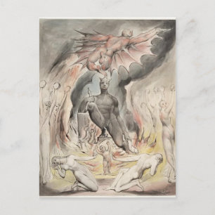 Postal William Blake: La Natividad de Cristo Ilustracion