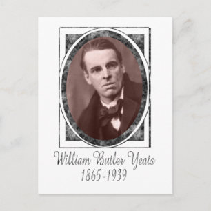 Postal William Butler Yeats
