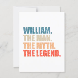 Postal William El Hombre El Mito La Leyenda