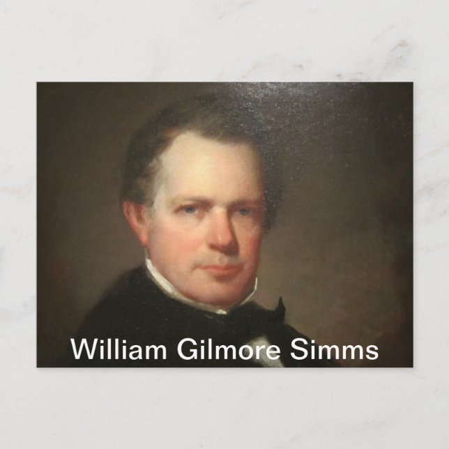 Postal William Gilmore Simms (Anverso)