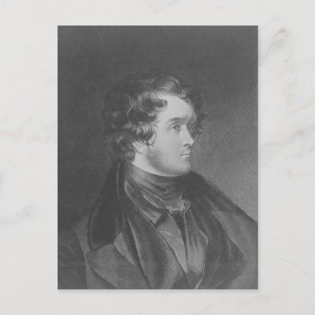 Postal William Harrison Ainsworth (Anverso)