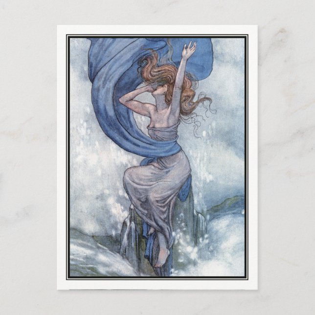 Postal William Heath Robinson - Canción del inglés (Anverso)