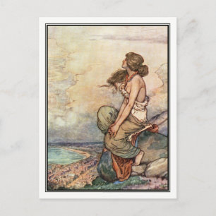 Postal William Heath Robinson - Canción del inglés