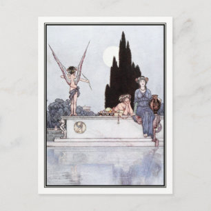 Postal William Heath Robinson - Un sueño nocturno de vera