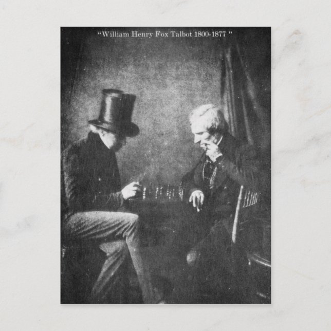 Postal William Henry Fox Talbot (Anverso)