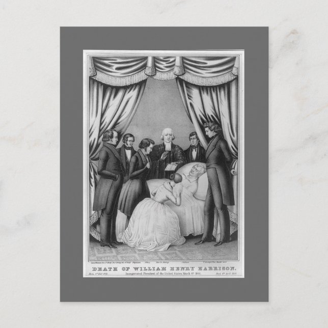 Postal William Henry Harrison (Anverso)