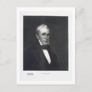 Postal William Henry Harrison, noveno presidente de la Un