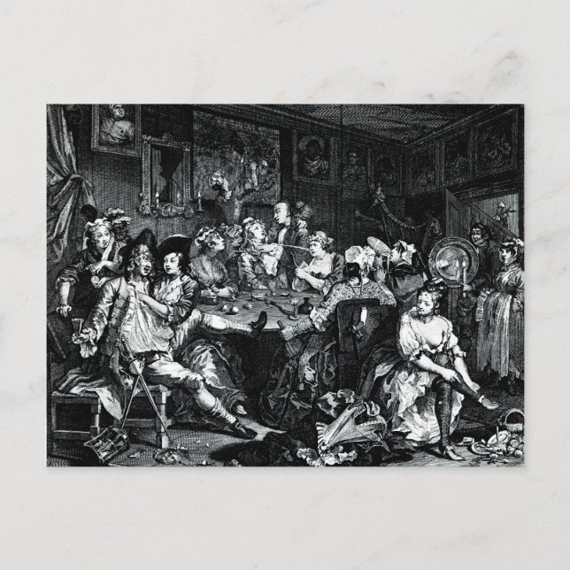 Postal William Hogarth Art (Anverso)