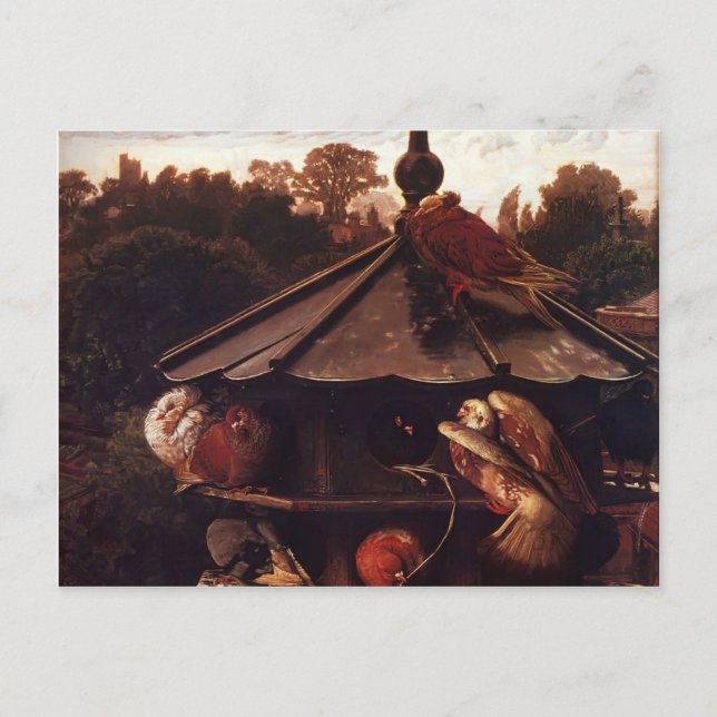 Postal William Hunt- Festival de St. Sinto, The Dovecote (Anverso)