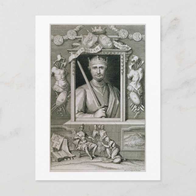 Postal William I el conquistador (1027-87) Rey de Inglate (Anverso)