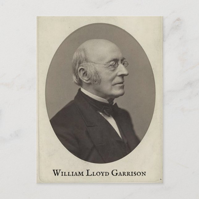 Postal William Lloyd Garrison (Anverso)
