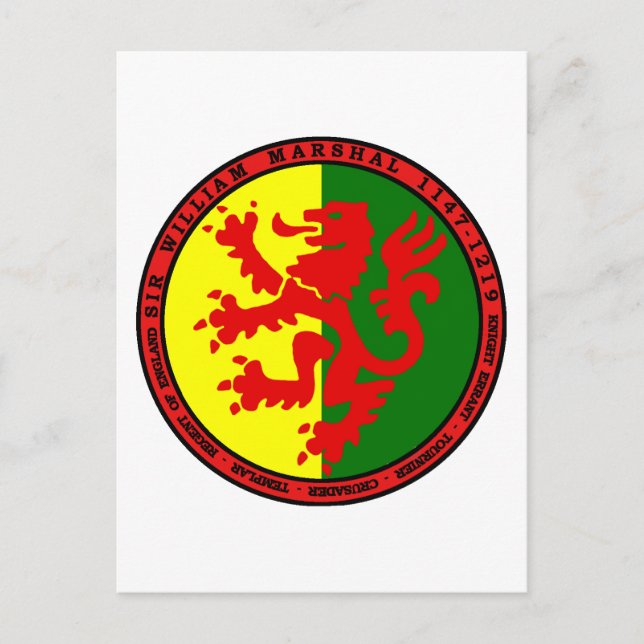 Postal William Marshal Product (Anverso)