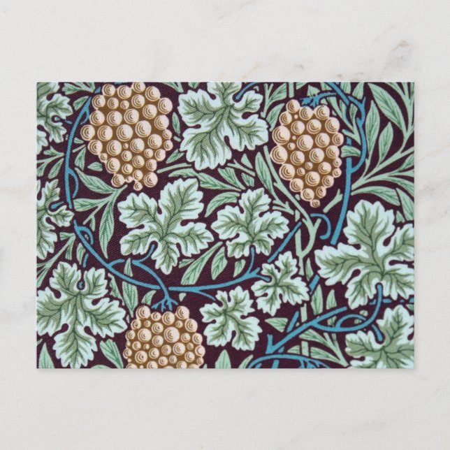 Postal William Morris (Anverso)