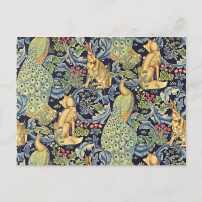 Postal William Morris (Anverso)