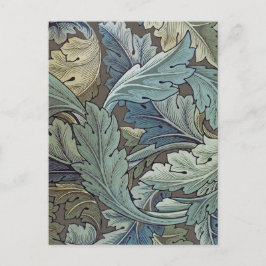 Postal William Morris Acanthus Sage Flor Flor Botánico