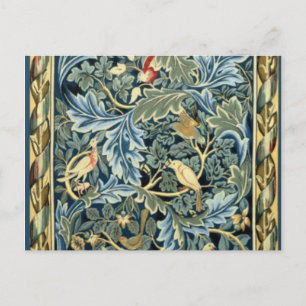 Postal William Morris Birds and Acanthus