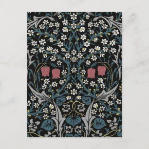 Postal William Morris Blackthorn Floral Art Nouveau
