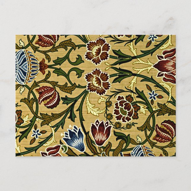 Postal William Morris - Brocade (Anverso)