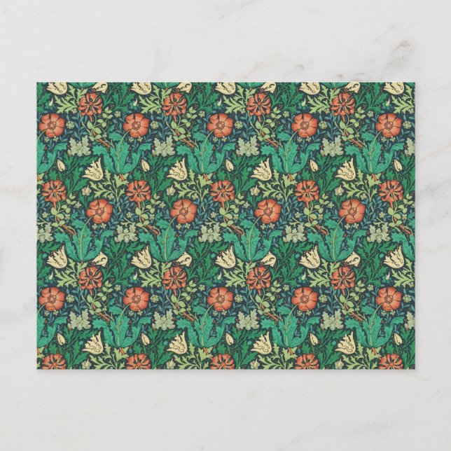 Postal William Morris "Compton" (Anverso)