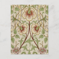 William Morris Daffodil Classic Flower Wallpaper