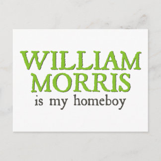 Postal William Morris es mi Homeboy