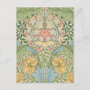 Postal William Morris Flor Floral Botánica Myrtle