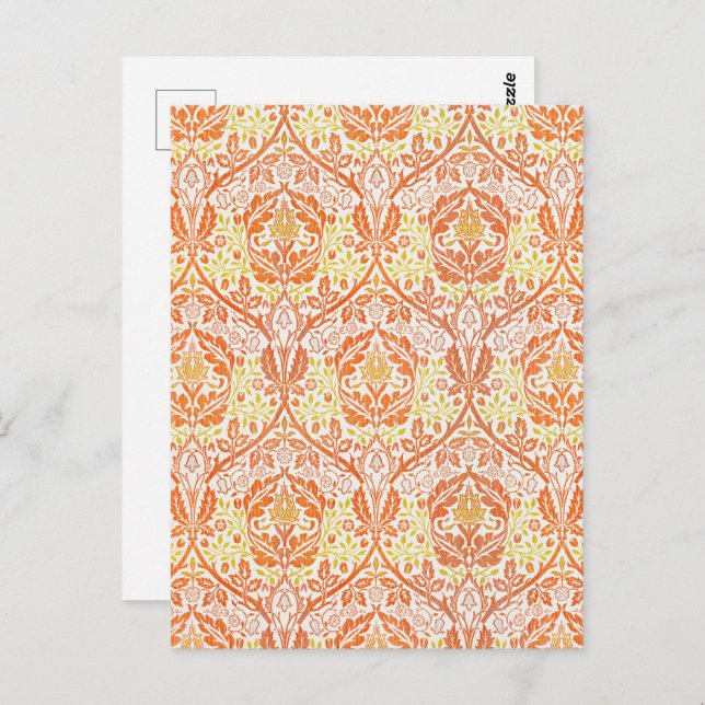 Postal William Morris, Golden Bough, (Anverso / Reverso)