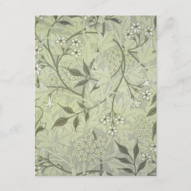 Postal William Morris Jasmine Botanical (Anverso)